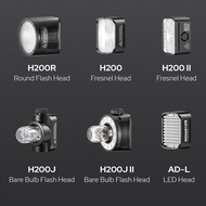 GODOX AD200pro AD200pro II Accessory adapter H200R H200 H200II H200J H200J II AD-L Flash lamp head O