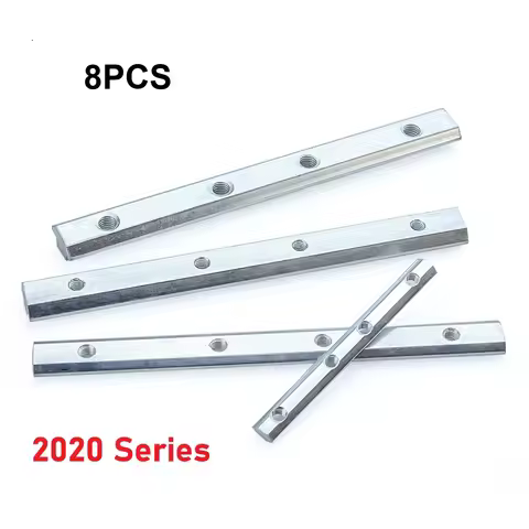 8PCS/Lot 2020 180 Degree Aluminium Extrusion Profile Straight Joint Inside Connector Aluminium Profi