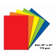 Manila Card 100pcs (Mix Dark Colour) / Kad Manila (Mix Deep)