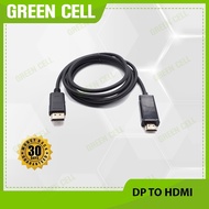 DP To HDMI Cable 1080P HDMI DP Cable DisplayPort to HDMI Cable 4K Display Port for PC Laptop HDTV