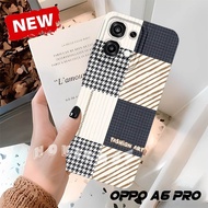 HP Case Oppo A6 Pro 4G/5G - Oppo A5 Pro 4G/5G Latest Aesthetic Checkered motif Cool All Types of Mob