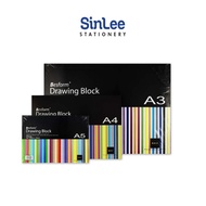 Azone Besform Drawing Block 135gsm A3 A4 A5 Sketch Pad Art Paper 20 Sheets
