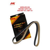 MEAUSU FAN BELT  6PK1146 MSFB-6PK-004 / 90916-T2047  TOYOTA  VIOS NCP151 / NSP151