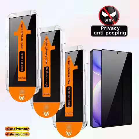 4PCS Anti-Peeping Spy Tempered Glass Film for Realme P2 P3x P1 Speed 5G GT Neo 3T 2 3 6T 7 Pro Priva