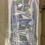 Sticker moritaka movistar / kuning diraja / biru gp / meroon hitam / merah gp 125z 125zr