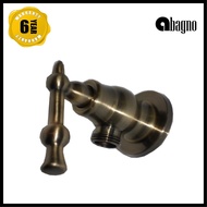 ABAGNO Angle Valve T-57093-BR | Brass Bronze | Solid Brass | Quarter turn | *6-year warranty