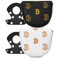 Bitcoin BTC DF3 Mallet Putter Cover Golf Head Cover Golf Club Cover LAB Golf