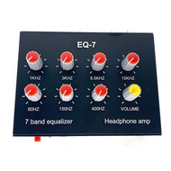 【BBI】-EQ-7 Audio Signal Headset Amplifier 7-Band EQ Equalizer 2 Channel Digital Sound Equalizer +12V