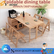 AAR Dining Table Japanese Folding Table Dining Side Cabinet Integrated Multi-functional Small Family
