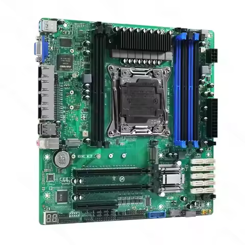 C612 Industrial Motherboard E5 Xeon V3 V4 NAS Router Server 10 Bay X99