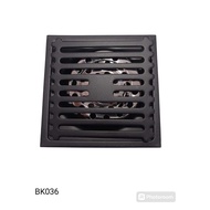 BK036 FLOOR DRAIN STAINLESS BLACK/ BLACK LINE SEWER FILTER