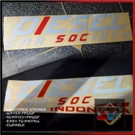 Diesel cutting car sticker