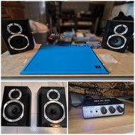 迷你音響組合 (whafedale diamond 10.sr+ berrybak blv-d1) 50W×2
