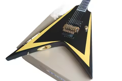 aA-N 25-35 days Delivey)fast shipping Jackson Flying V Electric guitar MOP Fingerboard inlay Tremolo