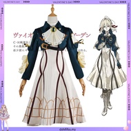 Anime Violet Evergarden Cosplay Violet Evergarden Full Set Wig Suit Women Long Skirt Costume Dress