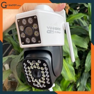 Yoosee outdoor wifi Camera with 2 eyes, 360 degree rotation, 6.0Mpx, color night vision