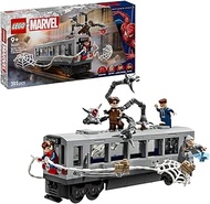 LEGO Super Heroes Marvel Spider-Man vs. Doc Ock Subway Train Scene 76321, Build-and-Display Battle T