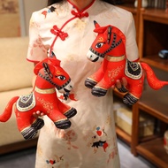 National trend horse doll plush doll pillow year of horse doll plush mascot zodiac horse rag d Natio