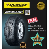 DUNLOP GRANDTREK AT20 255/70R16 NEW TYRE TIRES TAYAR BARU MURAH RIM 16 NAVARA RANGER ONLINE FREE INSTALLATION BATU PAHAT