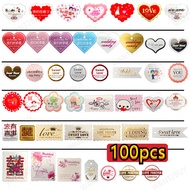 100pcs Wedding Tag Candy Box Engagement Nikah Kahwin Majlis Aqiqah Thank You Tag Door Gift Tag Paper