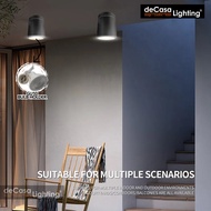 Decasa Lighting Outdoor Surface Downlight Casing GU10 Holder Black Downlight Ceiling light (248)