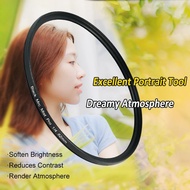 1/4 1/8 Black Mist Filter Diffusion Camera Lens Filter Movie Effect Filter 37/46/49/52/55/58/62/67/7