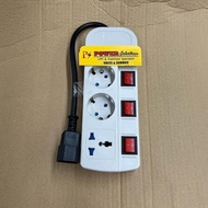 Power Converter UPS APC iec C14 to Cable Socket 3x0.75mm 30CM