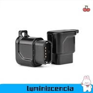 LUMINISCENCIA 4-Pin to Type-C Converter, Compact Fast Charging USB-C Bike Charger, Portable LED Indi