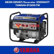 Mesin Genset Ef 2600 Fw Yamaha Generator Bensin Ef2600 2200 Watt