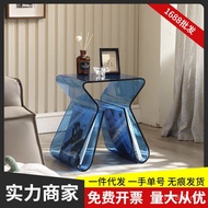 Bedside Light Transparent Simplified Edge Home Designer Extreme Table Corner Sofa Tea Luxury Table S