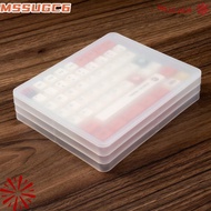 MSSUGYL Keycap Storage , 3 Layer Holds 145 Keys Dustproof Holder, with Cover Protector Stackable Sto