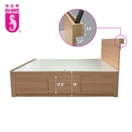 SEA HORSE Bed with 3  Drawers and Little Head Box Can Put Phone!  (YHT-BED-N-753)