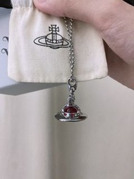 Vivienne Westwood Necklace red orb 西太后立體星球項鍊