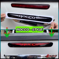 สติกเกอร์ติดไฟเบรคกระบะท้ายรถ สำหรับ Toyota Hilux Revo [โฉมปี 2015 - ปัจจุบัน] !! เพิ่มความโดดเด่นเวลากดเบรคเท่มากๆครับ [Brake light Sticker For Rear Spoiler]