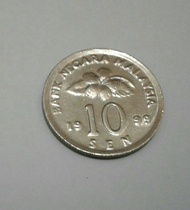 Uang Kuno Malaysia 10 sen