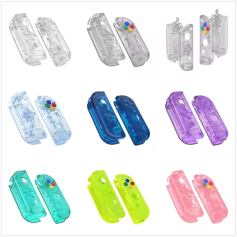 eXtremeRate Switch Gamepad Replacement Case Shell Cover Buttons Set for Nintend Switch NS JoyCon & N