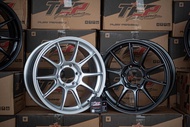 TEP_TC105 ขอบ18” กว้าง8.5” ขนาด6รู offset35 สีกัล แถมฟรีจุ๊บยาง(1ชุด=4วง)
