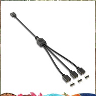 5V 3-Pin Extension Cable for Computer Motherboard Cable Connection Extension ARGB Splitter