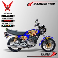 Stiker motor decal rx king variasi motif Barong
