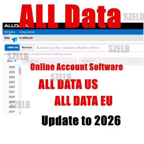 2026 Online Alldata Repair Software Newest All Data Car Repair Software Car Data US EU Workshop Repa