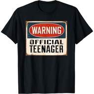 Teenager Warning Sign - Funny 13Th Birthday Gift Unisex T-Shirt