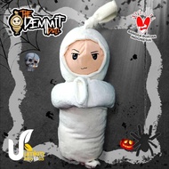 Boneka Pocong Guling Lucu Viral - The Demmit Doll