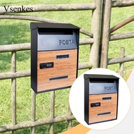 [Vsenkes] Security Locking Mail Box with Combination Lock with Parcel Drop Slot Large Capacity Resid