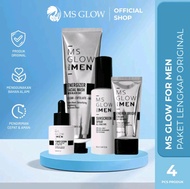 MS GLOW FOR MEN SKINCARE PRIA PAKET LENGKAP 4 IN1 ORIGINAL BPOM