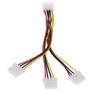 Molex 4 Pin Splitter cable 1 to 3 branches cable pc power fan case computer 4pin