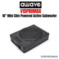 Awave 15PR0MAX 10" Mini Slim Powered Active Subwoofer
