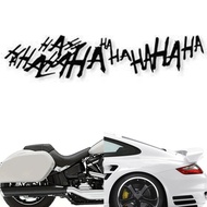Joker Classic Quotes Hahaha Car Stickers Eight Colors Reflective Waterproof Sunscreen Anti Scratch D