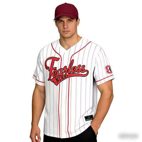 Men's White Nikki Bella Fearless Baseball Jersey Is Simple And Loose Sweat Wicking And Breathable Su