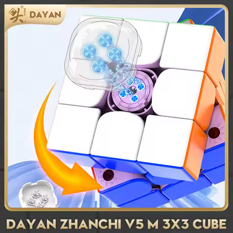 [CubeFun]DaYan ZhanChi V5 M 3x3 Magnetic Magic Cube Professional Speed Cube Puzzle Educational Toys 
