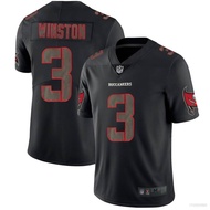 jie Tampa Bay Buccaneers NFL Football Jersey Winston T Shirt Jersey Legend Series Loose Sport Tee